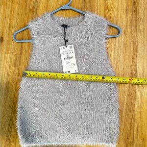 Gray Zara Sweater Vest